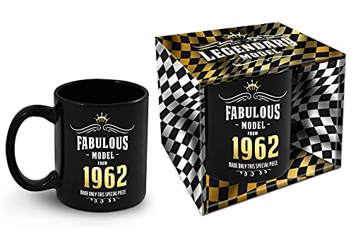 Bombo Taza de cumpleaños con año de nacimiento 1962