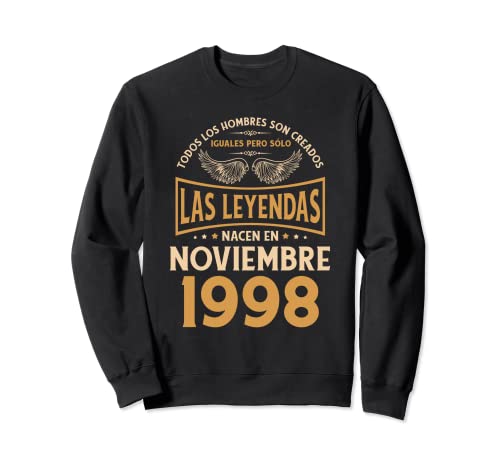 Cumpleaños Hombre Regalos Las Leyendas Noviembre 1998 Sudadera