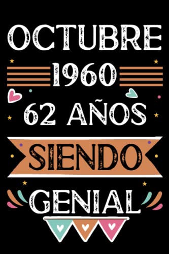 CUADERNO, Octubre 1960,62 Años Siendo Genial: Libro de visitas, cuaderno, 110 páginas de...
