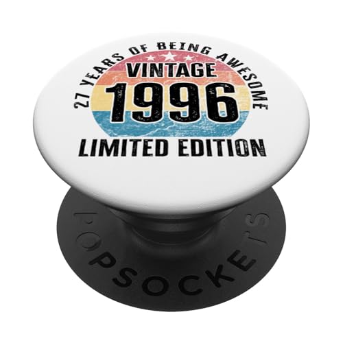 27 cumpleaños Año de Nacimiento 1996 Edición Limitada PopSockets PopGrip Adhesivo