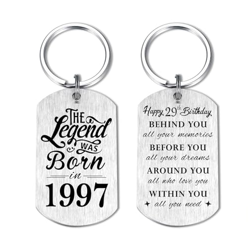 Yobent Regalos de cumpleaños número 29 para él y hombres de 1996, regalos de cumpleaños de 29...