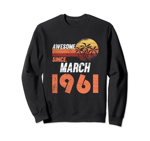 Cumpleaños en marzo 1961 Sudadera