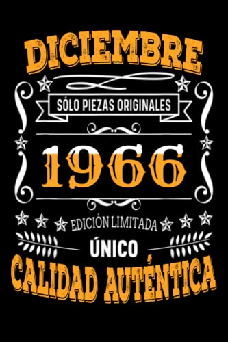 CUADERNO, diciembre 1966, 56 Años Siendo Genial: Regalo de 56 cumpleaños para mujeres y hombres,...