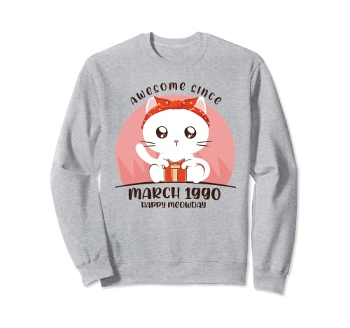 33 años Cumpleaños - Marzo de 1990 Anime japonés Sudadera