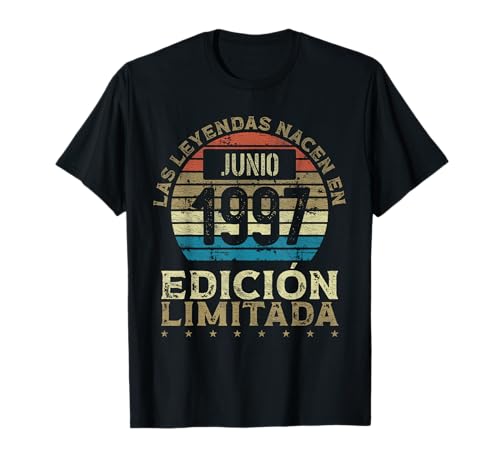 Las Leyendas nacen en Junio de 1997 - 28 Años Cumpleaños Camiseta