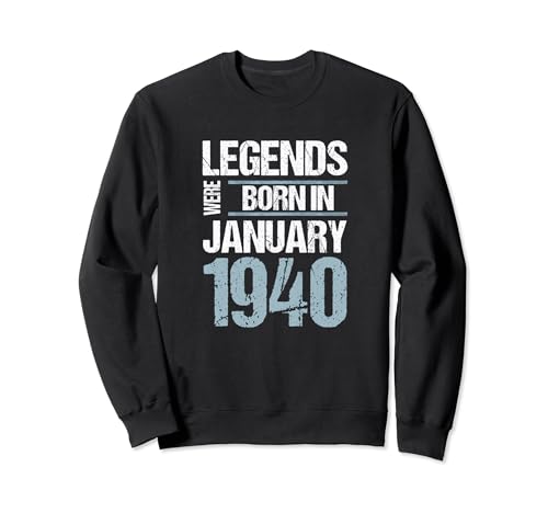 Las leyendas nacieron en enero de 1940 Cumpleaños Sudadera
