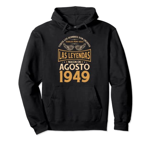 Cumpleaños Hombre Regalos Las Leyendas Agosto 1949 Sudadera con Capucha