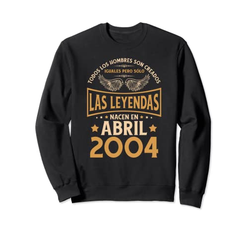 Cumpleaños Hombre Regalos Las Leyendas Abril 2004 Sudadera