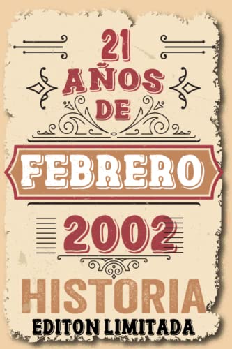 21 Años Cumpleaños Vintage En Febrero 2002: 21 años Regalos de cumpleaños de Febrero | Citas de...