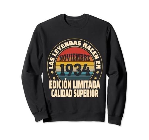 Edición Limitada Noviembre 1934 - Cumpleaños 90 Años Sudadera