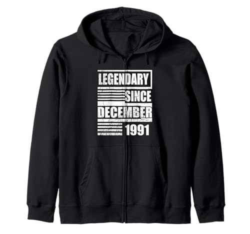 35 cumpleaños Legendario Desde diciembre de 1991 cumpleaños Sudadera con Capucha