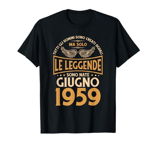 Cumpleaños Hombre Regalo Mujer Le Leyendas Junio 1959 Camiseta