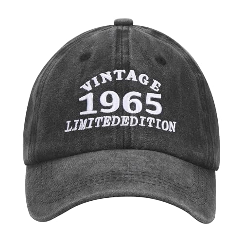Starvortex Gorras de Hombre, 1965 Regalos Hombres 60 años, Vintage Gorra Beisbol Hombres, Clásico...