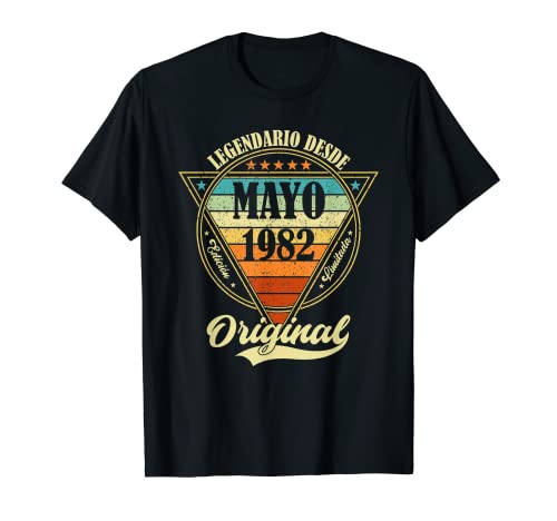 41 cumpleaños Nacido en Mayo de 1982 Vintage 41 años Camiseta