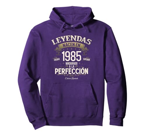 40 cumpleaños Hombre Mujer Regalo 1985 Camiseta Sudadera con Capucha