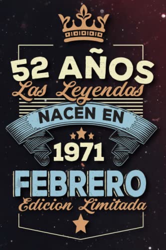 Las leyendas nacen en 52 años 1971 febrero: Ideas de regalos para hombres, ideas de cumpleaños 52...