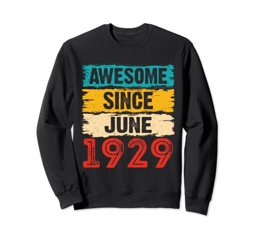 Regalos de 94 años impresionantes desde junio de 1929 94 cumpleaños Sudadera