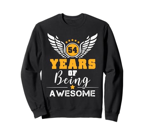 Vintage 54 cumpleaños hombres 54 años regalos 54 cumpleaños Sudadera