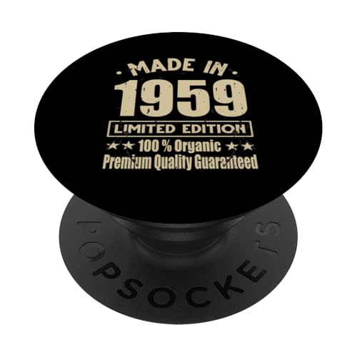 Edición Limitada 1959 Cumpleaños 1959 Nacido en 1959 PopSockets PopGrip Adhesivo