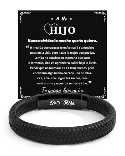 CheersLife Pulsera Hombre,Regalo Hombre Cumpleaños - Regalos Originales para Hijo - 18 Cumpleaños...