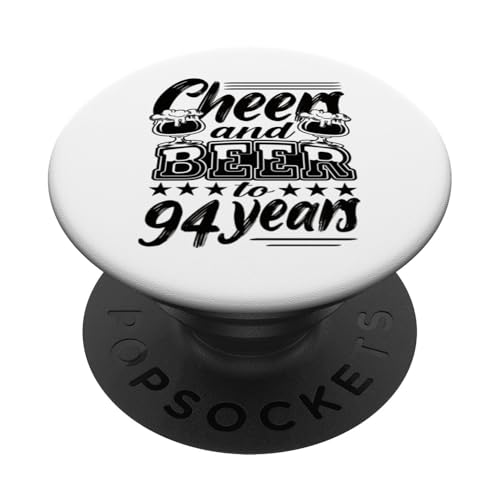 94 Cumpleaños 94 Cumpleaños Marido 94 Cumpleaños Papá PopSockets PopGrip Adhesivo