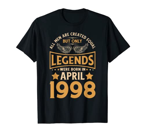 Las leyendas de cumpleaños nacieron en abril de 1998. Camiseta