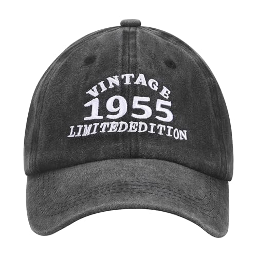 Starvortex Gorras de Hombre, 1955 Regalos Hombre 70 años, Vintage Gorra Beisbol Hombres, Clásico...