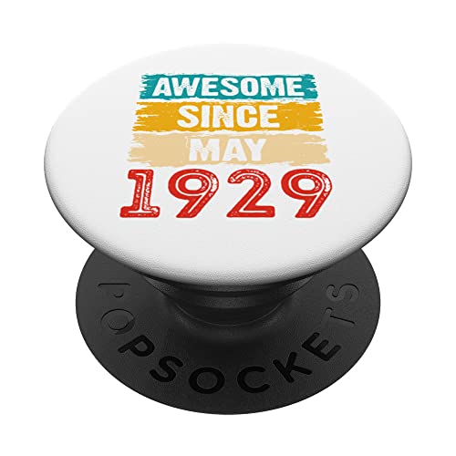 Regalos de 94 años impresionantes desde mayo de 1929 para cumpleaños PopSockets PopGrip...