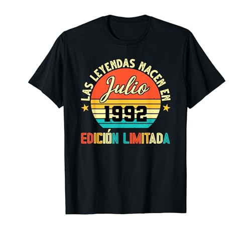 Las Leyendas NACEN en Julio 1992 29 cumpleaños Camiseta