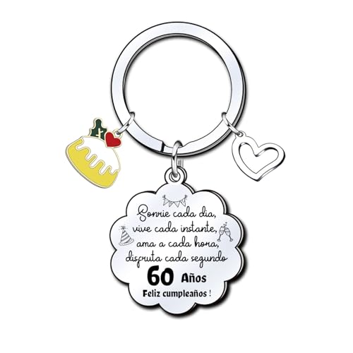 KJKJKJ Regalos Llavero Cumpleaños,18,20,25,30,40,50,60,70AñosRegalo para...