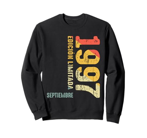 Septiembre 1997 Año 1997 Retro 1997 Vintage 1997 Desde 1997 Sudadera