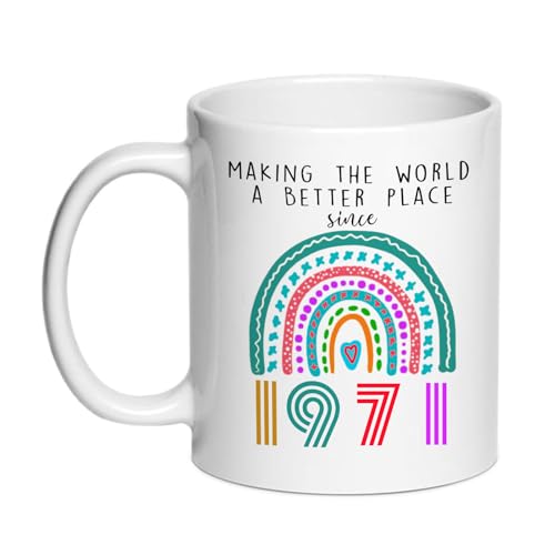 SIUNY Regalos de cumpleaños número 54 para mujeres y hombres, tazas de café, regalos para mujeres...