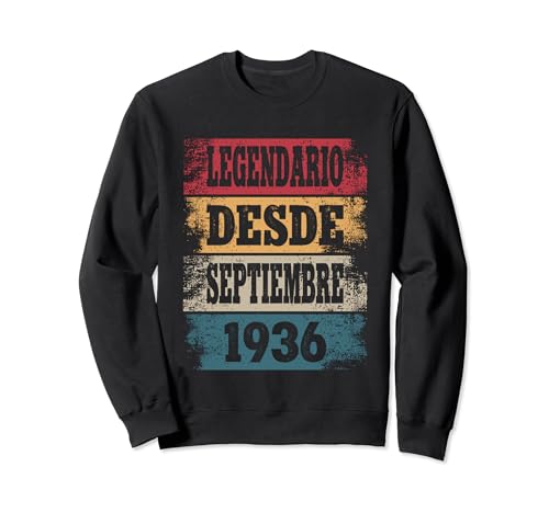 Legendario Desde Septiembre 1936 - Cumpleaños 88 Años Sudadera