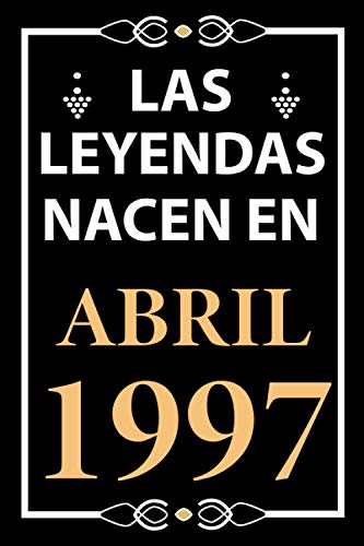 Las leyendas nacen en Abril 1997: Regalo de cumpleaños perfecto para hombre y mujer de 24 años I...