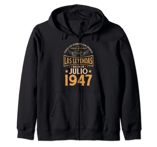Cumpleaños Hombre Regalos Las Leyendas Julio 1947 Sudadera con Capucha