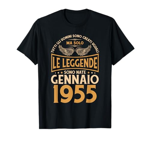 Cumpleaños Hombre Regalo Mujer Las Leyendas Enero 1955 Camiseta