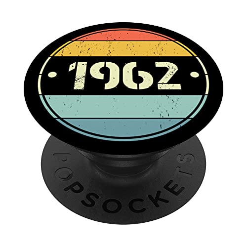 1962 Edición limitada 1962 Cumpleaños Popsocket para hombres y mujeres PopSockets PopGrip Intercambiable