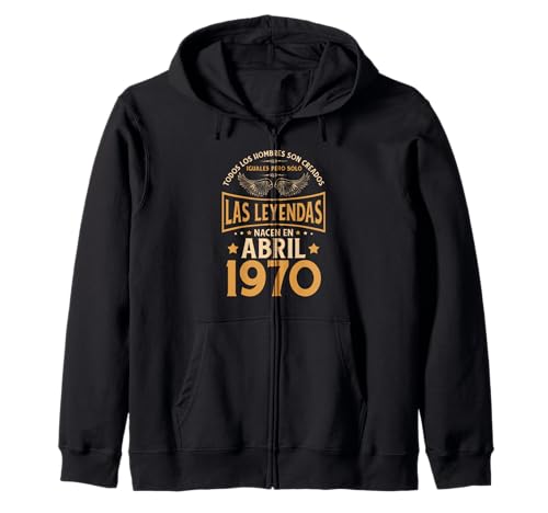 Cumpleaños Hombre Regalos Las Leyendas Abril 1970 Sudadera con Capucha