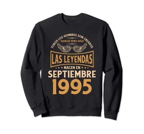 Cumpleaños Hombre Regalos Las Leyendas Septiembre 1995 Sudadera