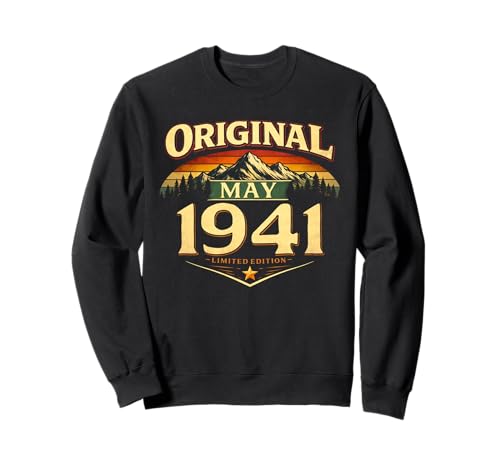 85 cumpleaños Hombre Mujer Regalo Mayo 1941 Sudadera