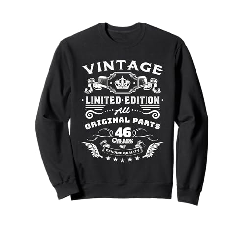 Decoraciones de cumpleaños 46, Regalos de cumpleaños 46 para Sudadera