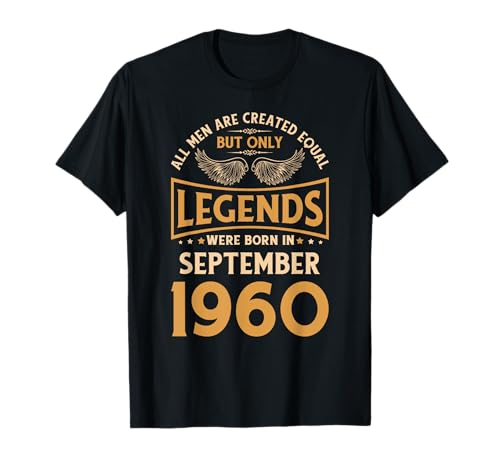 Las leyendas de cumpleaños nacieron en septiembre de 1960. Camiseta