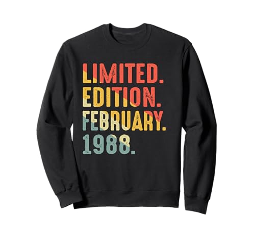 Edición Limitada Cumpleaños Febrero 1988 Sudadera