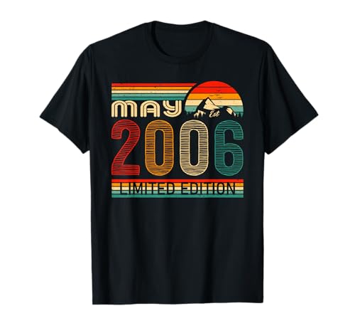 May 2006 Limited Edition Classic 2006 Year Vintage Birthday Camiseta