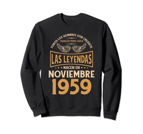 Cumpleaños Hombre Regalos Las Leyendas Noviembre 1959 Sudadera