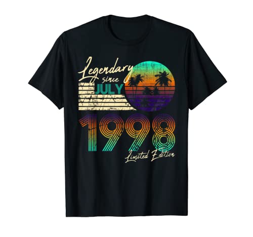 Cumpleaños legendario desde julio de 1998. Camiseta