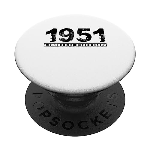 Edición Limitada 1951 Cumpleaños 1951 Año 1951 PopSockets PopGrip Adhesivo