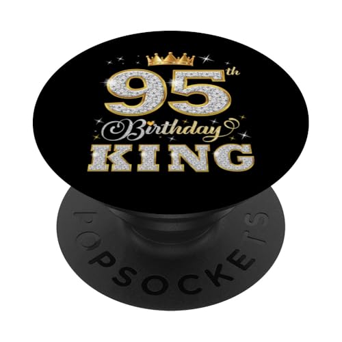 Fiesta de cumpleaños 95 para él PopSockets PopGrip Adhesivo