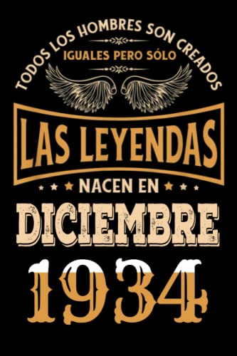 Regalo de 88 Cumpleaños Para Hombre : Las Leyendas Nacen en diciembre 1934: Regalos de Cumpleaños...
