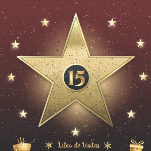 Libro de Visitas 15 Cumpleaños: Hollywod el paseo de la fama | fiesta cumpleaños 15 años |...